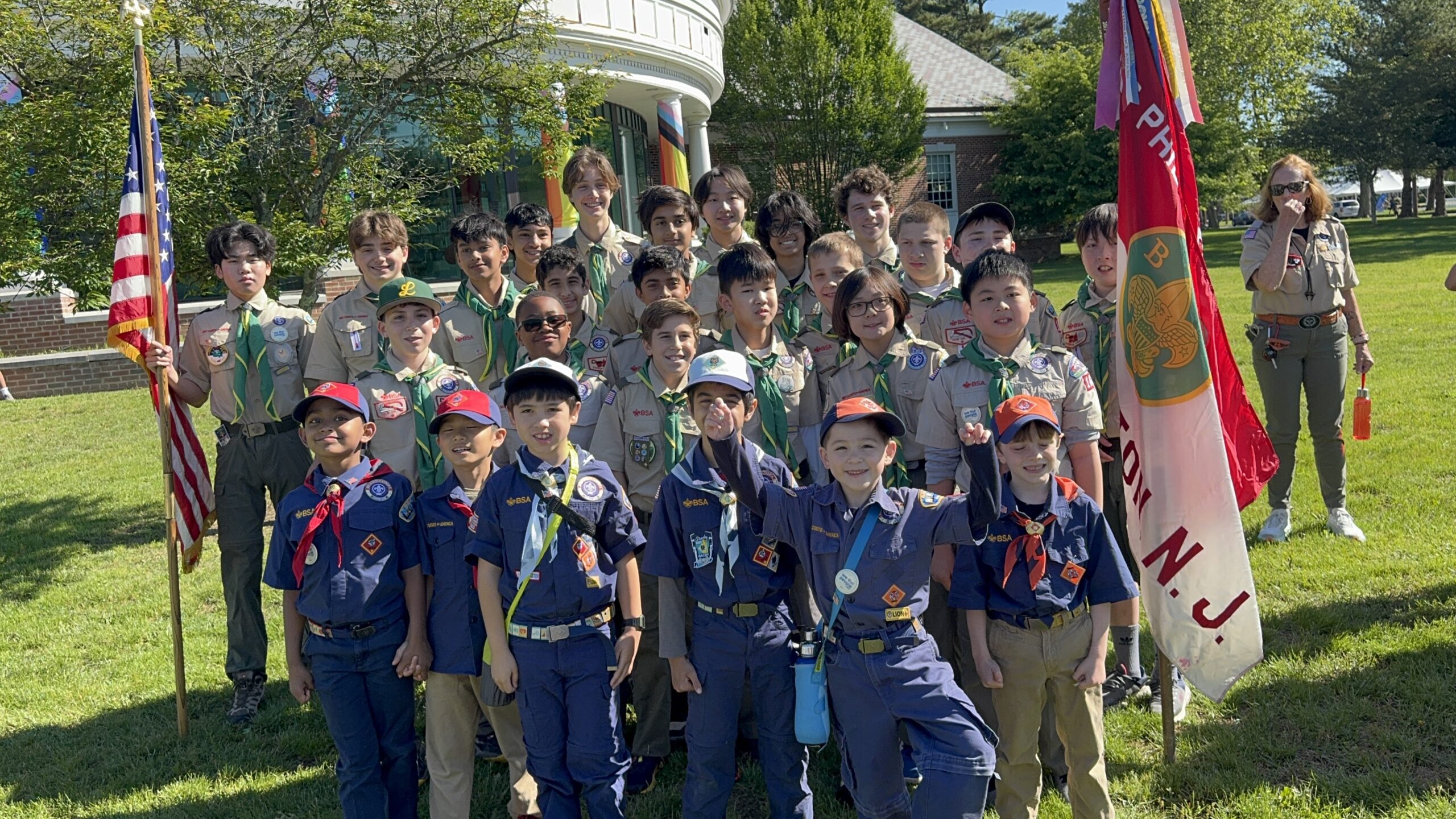Troop 16 scouts on an outdoor adventure